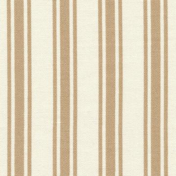 Kasmir Boardwalk Stripe Camel in Serendipity Brown Multipurpose Cotton Fire Rated Fabric Striped   Fabric