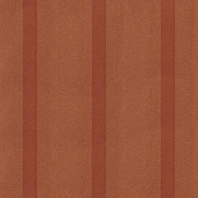 Kasmir Bungalow Cinnamon in Bungalow Orange Drapery-Upholstery Polyester Striped  Striped Velvet   Fabric