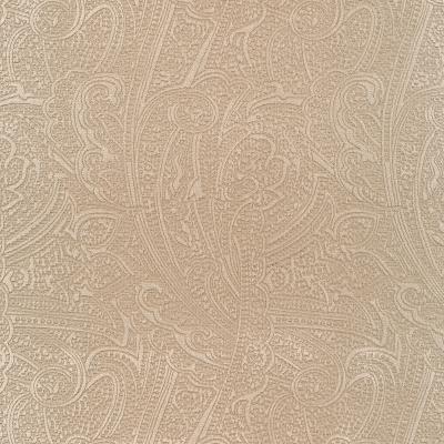 Kasmir Bungalow Paisley Ecru in Bungalow Beige Drapery-Upholstery Polyester Classic Paisley  Patterned Velvet   Fabric