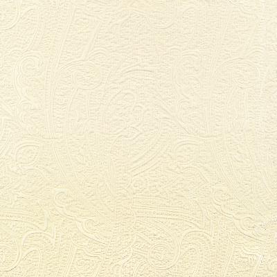 Kasmir Bungalow Paisley Ivory in Bungalow Beige Drapery-Upholstery Polyester Classic Paisley  Patterned Velvet   Fabric
