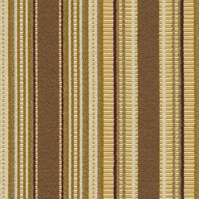 Kasmir CW400 Saddle in Promenade Brown Multipurpose Cotton  Blend Striped   Fabric