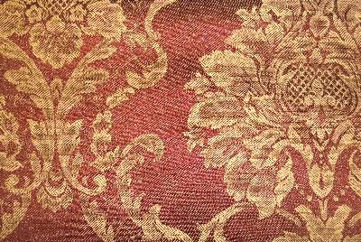 Kasmir Camden Court Red in Camden Court Red Multipurpose Cotton  Blend Fire Rated Fabric Classic Damask   Fabric