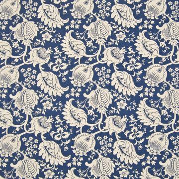 Kasmir Camden Garden Admiral in Favorite Things, Volume 3 Blue Multipurpose Rayon  Blend Fire Rated Fabric Medium Print Floral   Fabric