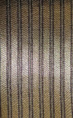 Kasmir Chancery Lane Cocoa in Camden Court Brown Multipurpose Cotton  Blend Fire Rated Fabric Small Striped  Striped   Fabric