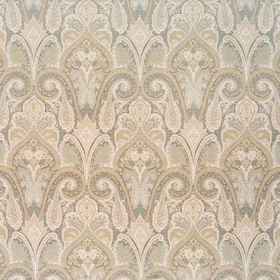 Kasmir Cheverny Pearl in Fresh Perspectives, Volume 1 Beige Multipurpose Cotton Fire Rated Fabric Classic Paisley   Fabric