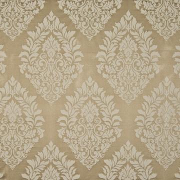 Kasmir Christofle Buff in Pied a Terre Beige Multipurpose Viscose  Blend Classic Damask  Printed Satin   Fabric