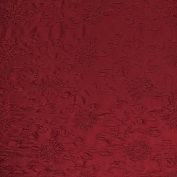 Kasmir Coquette Wine in New Attitudes, Volume 2 Red Multipurpose Polyester Floral Faux Silk  Ribbon Taffeta  Medium Print Floral   Fabric