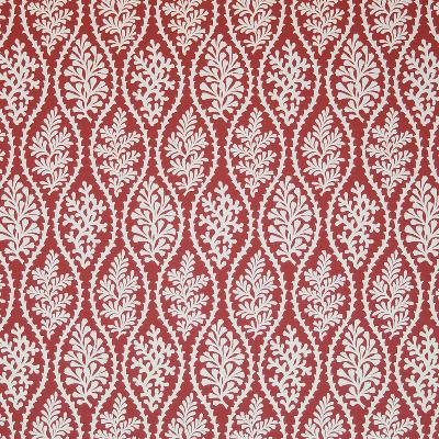 Kasmir Coral Splendor Begonia in Great Expectations Volume 3 Red Drapery-Upholstery Cotton  Blend Fire Rated Fabric Marine Life   Fabric