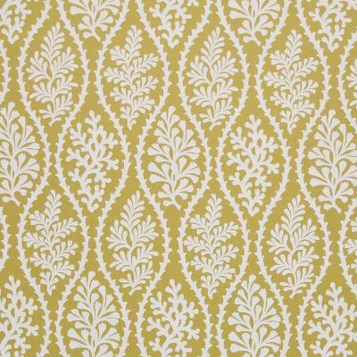 Kasmir Coral Splendor Goldenrod in Great Expectations Volume 2 Gold Drapery-Upholstery Cotton  Blend Fire Rated Fabric Marine Life   Fabric