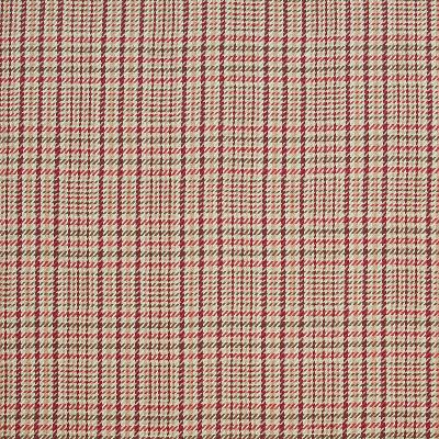 Kasmir Eberhardt Plaid Strawberry Tart in Great Expectations Volume 2 Red Drapery-Upholstery Cotton Fire Rated Fabric Houndstooth   Fabric