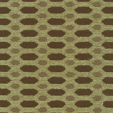 Kasmir Flatiron Trellis Coffee Bean in New Attitudes, Volume 3 Green Drapery-Upholstery Rayon  Blend Fire Rated Fabric Polka Dot   Fabric