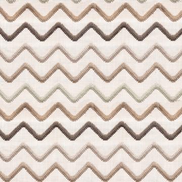 Kasmir Fuego Flame Ivory in New Attitudes, Volume 1 Beige Multipurpose Cotton  Blend Fire Rated Fabric Zig Zag   Fabric