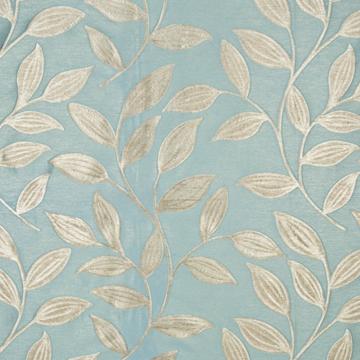 Kasmir Greenway Park Azure in Favorite Things, Volume 3 Blue Multipurpose Polyester  Blend Floral Faux Silk  Leaves and Trees   Fabric