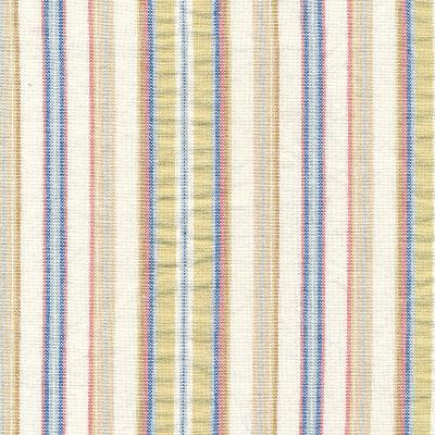 Kasmir Harbor Stripe Fresh in Great Expectations Volume 3 Multi Drapery-Upholstery Cotton Fire Rated Fabric Striped   Fabric