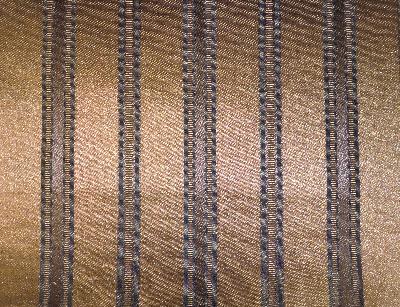 Kasmir Haverstock Hill Chocolate in Camden Court Brown Multipurpose Cotton  Blend Fire Rated Fabric Striped   Fabric