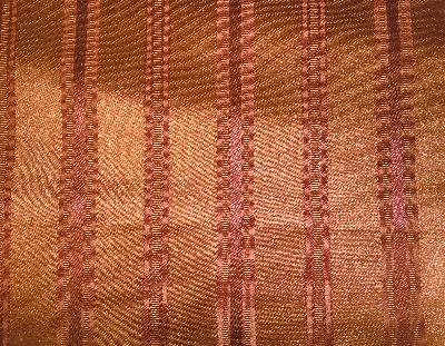 Kasmir Haverstock Hill Copper in Camden Court Orange Multipurpose Cotton  Blend Fire Rated Fabric Striped   Fabric