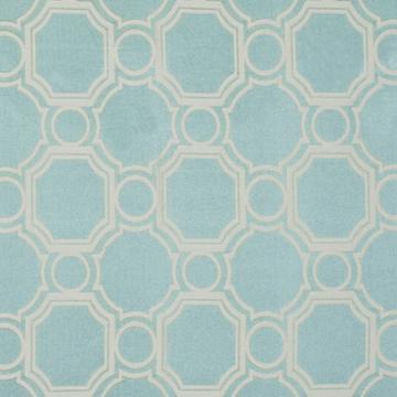 Kasmir Helmsley Splash in Pied a Terre Blue Multipurpose Viscose  Blend Geometric  Printed Satin   Fabric