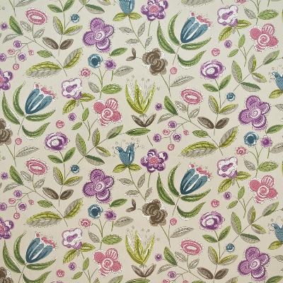 Kasmir Hipster Floral Desert Sand in Great Expectations Volume 2 Beige Drapery-Upholstery Cotton Fire Rated Fabric Line Drawn Flower   Fabric