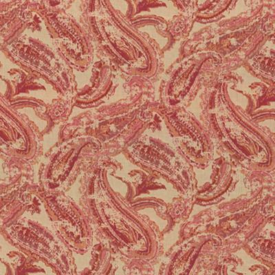Kasmir Intonaco IO Tuscan in Tommy Bahama Home Red Upholstery Acrylic Fire Rated Fabric Outdoor Textures and Patterns Classic Paisley   Fabric