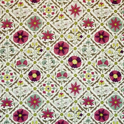 Kasmir Jinga Floral Cherry Blossom in Great Expectations Volume 2 Multi Drapery-Upholstery Cotton Fire Rated Fabric Perfect Diamond  Modern Floral  Fabric