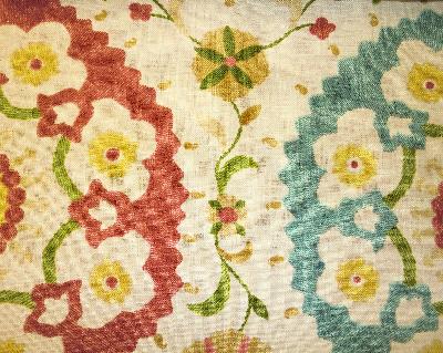 Kasmir Maitland Manor Garden in Fresh Perspectives, Volume 2 Multipurpose Flax  Blend Fire Rated Fabric Small Print Floral   Fabric