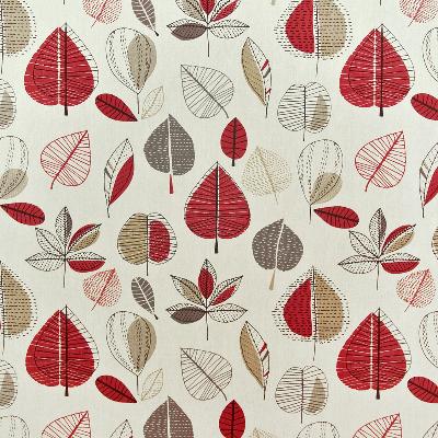 Kasmir Maplewood Park Redberry in Great Expectations Volume 2 Red Drapery-Upholstery Cotton Leaves and Trees   Fabric