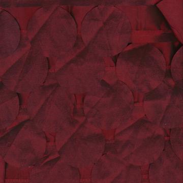 Kasmir Mermaid Maroon in New Attitudes, Volume 2 Red Drapery-Upholstery Polyester  Blend Circles and Swirls Solid Faux Silk   Fabric