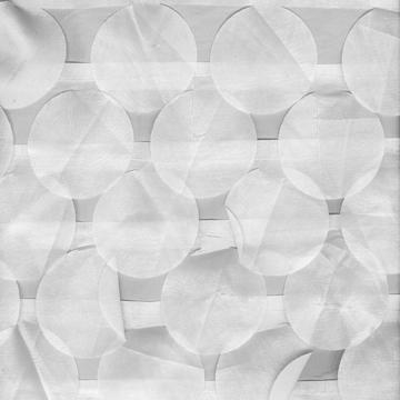 Kasmir Mermaid White in New Attitudes, Volume 1 White Multipurpose Polyester  Blend Circles and Swirls Faux Silk Print   Fabric
