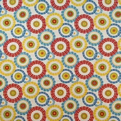 Kasmir Nageezi Citron in Great Expectations Volume 2 Multi Drapery-Upholstery Cotton Fire Rated Fabric Circles and Swirls  Fabric