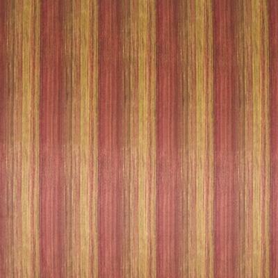 Kasmir Park Place Lacquer in Promenade Red Multipurpose Polyester  Blend Fire Rated Fabric Wide Striped   Fabric
