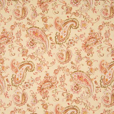 Kasmir Picarelli Cameo in Fresh Perspectives, Volume 1 Pink Multipurpose Linen  Blend Fire Rated Fabric Classic Paisley   Fabric