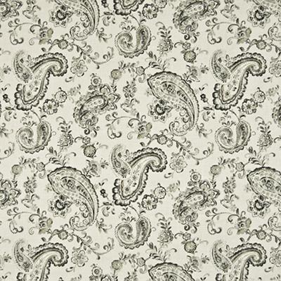 Kasmir Picarelli Graphite in Fresh Perspectives, Volume 3 Grey Multipurpose Linen  Blend Fire Rated Fabric Classic Paisley   Fabric