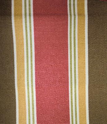 Kasmir Pompidou Stripe Rouge in Manor House, Volume 1 Red Multipurpose Cotton Fire Rated Fabric Wide Striped   Fabric