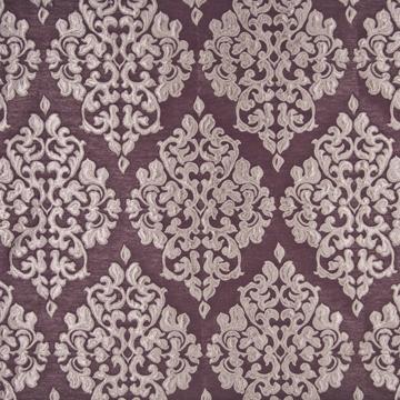 Kasmir Regal Damask Plum in Favorite Things, Volume 2 Purple Multipurpose Polyester  Blend Classic Damask  Faux Silk Print   Fabric