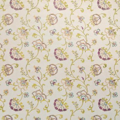 Kasmir Ricci Lavender in Great Expectations Volume 2 Purple Drapery-Upholstery Cotton  Blend Fire Rated Fabric Large Print Floral   Fabric