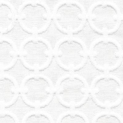 Kasmir Ring To It Snowdrift in Great Expectations Volume 1 White Drapery-Upholstery Cotton  Blend Fire Rated Fabric Circles and Swirls  Fabric