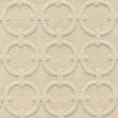 Kasmir Ring to It Ivory in Great Expectations Volume 2 Beige Drapery-Upholstery Cotton  Blend Fire Rated Fabric Circles and Swirls  Fabric