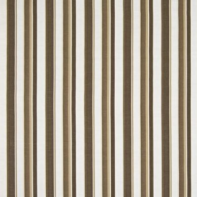 Kasmir Sebastian Stripe Fudge Bar in Promenade Brown Multipurpose Linen  Blend Wide Striped   Fabric