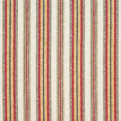 Kasmir Splash Stripe Campari in Great Expectations Volume 2 Multi Drapery-Upholstery Cotton Fire Rated Fabric Wide Striped   Fabric