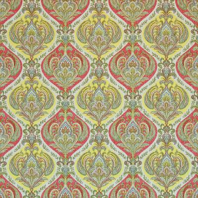 Kasmir Tilden Paisley Sunshine in Great Expectations Volume 1 Yellow Drapery-Upholstery Cotton Fire Rated Fabric Modern Contemporary Damask  Modern Paisley  Fabric