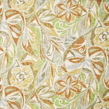 Kasmir Tradewind Floral Caliente in New Attitudes, Volume 2 Orange Drapery-Upholstery Cotton Fire Rated Fabric Large Print Floral   Fabric