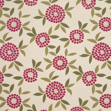 Kasmir Vera Floral Raspberry in Favorite Things, Volume 2 Red Multipurpose Polyester  Blend Retro Floral   Fabric