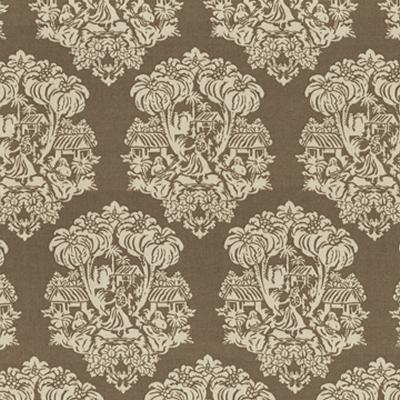 Kasmir Wahine IO Fossil in Tommy Bahama Home Brown Upholstery Acrylic Fire Rated Fabric Modern Contemporary Damask  Outdoor Textures and Patterns  Fabric