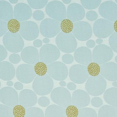 Kasmir Zippy Floral Pool in Great Expectations Volume 3 Blue Drapery-Upholstery Polyester Fire Rated Fabric Modern Floral Retro Floral   Fabric