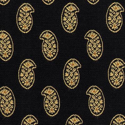 Kast Alexander Midnight in Menswear Black Multipurpose Rayon  Blend Classic Paisley   Fabric