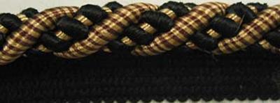 Kast Trim BT1002 Onyx in Beaded Treasure Polyester  Blend  Cord  Fabric