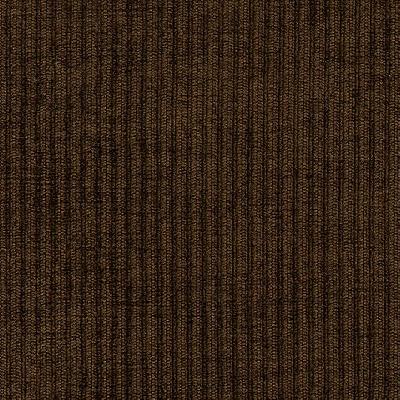 Kast Baron Fudge in Esquire and Baron Brown Drapery-Upholstery Polyester Ribbed Striped  Striped Velvet   Fabric