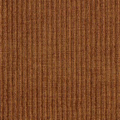 Kast Baron Sienna in Esquire and Baron Brown Drapery-Upholstery Polyester Ribbed Striped  Striped Velvet   Fabric