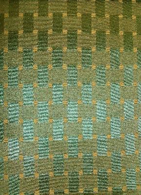 Kast Eli Stonehenge in Essentials Green Multipurpose Cotton  Blend Small Check  Check  Classic Jacquard   Fabric