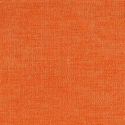 Kast Esquire Tangerine in Esquire and Baron Orange Drapery-Upholstery Polyester Solid Orange  Solid Velvet   Fabric